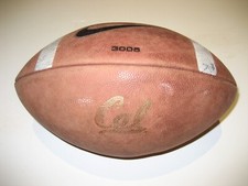 Cal California Golden Bears GAME USED Nike 3005 Football - Lynch Rodgers Goff
