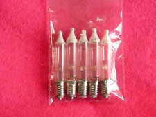 5 NEW, 6 VOLT FUSES BULBS VINTAGE CHRISTMAS TREE FAIRY LIGHT BULBS, VIEW PHOTOS