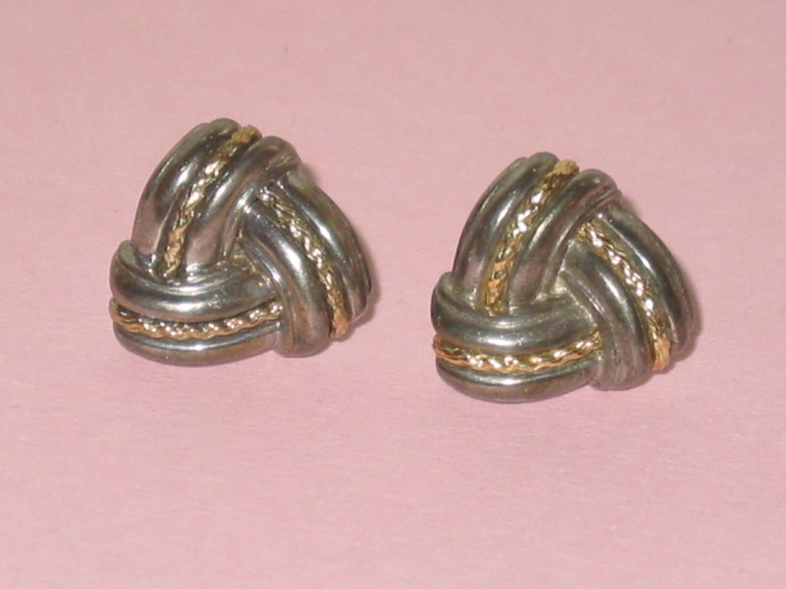 Michael Anthony ~ Vintage Interlocking Sterling E… - image 1