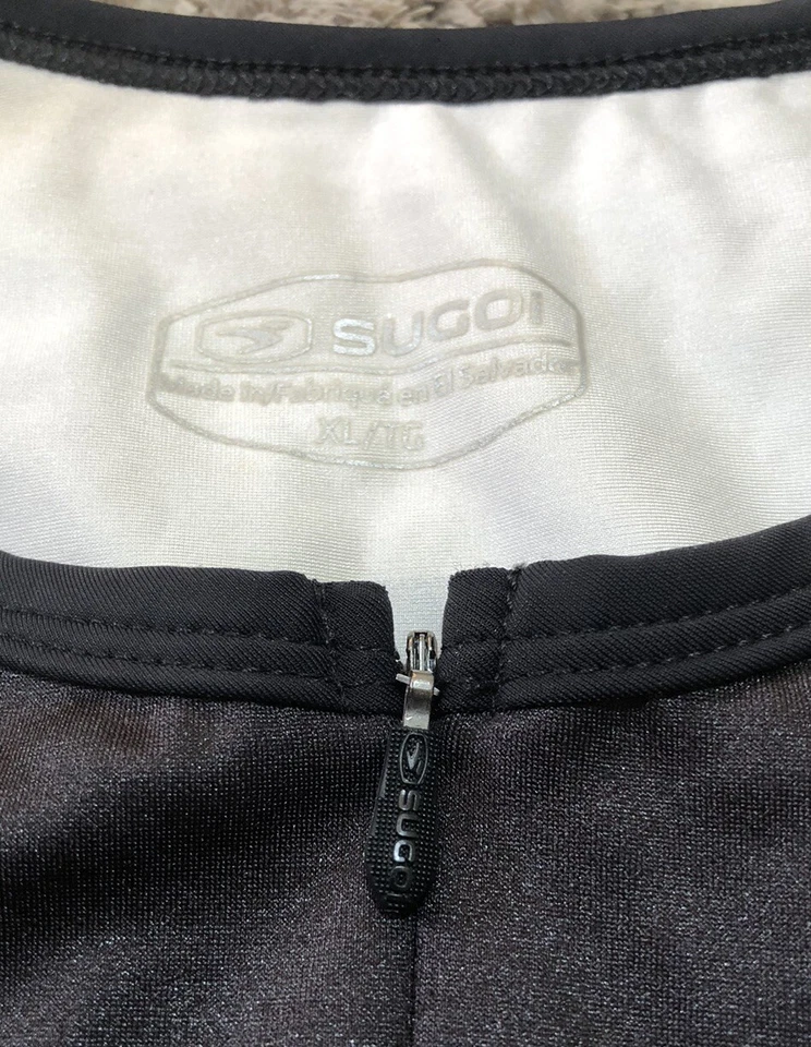 M77 Sugoi Tri Lab Vest Tank Triathlon Cycling Running Front 1/2 Zip Mens XL VGC - Image 4 of 4