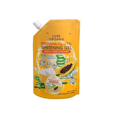 Luxe Organix Papaya+Gluta Whitening Gel, 200ml