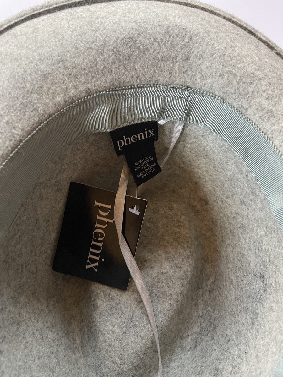 Nordstrom Felt Fedora Phenix Brand Phenix | Accessories | Phenix Black Wool Felt Wide Brim  main image 2