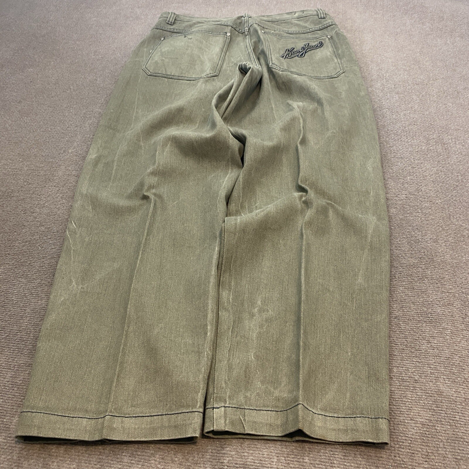 Karl Kani Vintage Baggy Hip Hop Skater Jeans Mens 36 35x32 Tupac Y2K Grunge