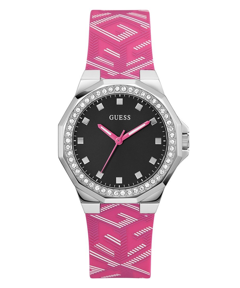 Womens Wristwatch GUESS AVRIL GW0598L1 Silicone Pink Black
