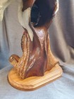 Labenz Hand Carved Horse Bust Clock Hand Painted SCULPTURE Art — photo 8