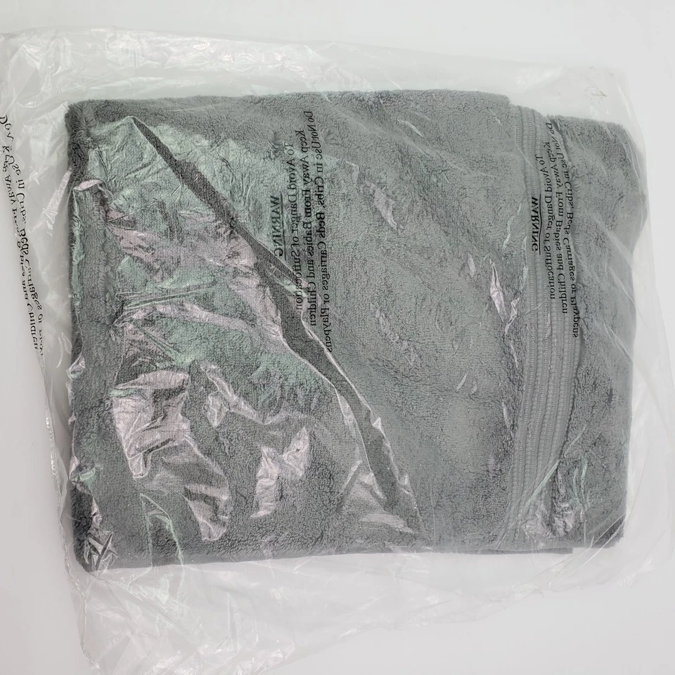 Toalla de mano de baño Hudson Park Collection Home gris esterlina de algodón hecha en Turquía Foto 3 de 3