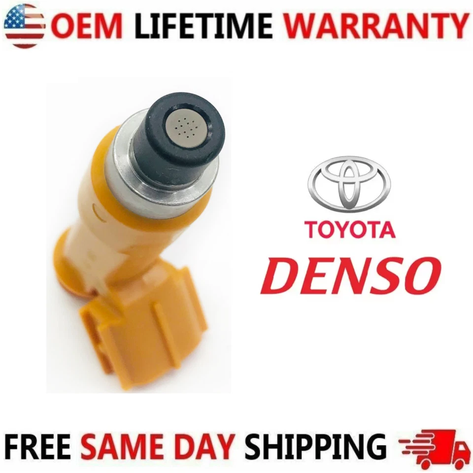 Nuevos inyectores de combustible DENSO 12 orificios actualización x4 para Toyota Camry Solara 2002-04 2,4 L Foto 2 de 4