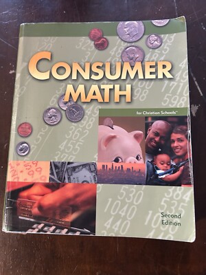 Bob Jones Consumer Math Textbook & Teacher s Edition