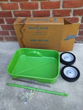 ERTL Deutz Allis Pedal Tractor Cart Wagon Trailer green