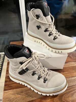ROSSIGNOL Hubble 08 - 100 Ski Snow Boots Size 5.5 Girls /Women Cream White Color
