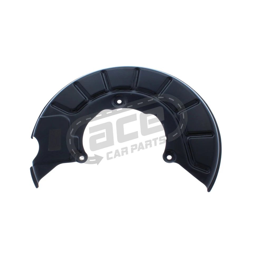 Par de placas de proteção contra poeira disco de freio dianteiro Volkswagen Caddy Van 2004-2016 - Imagem 2 de 4