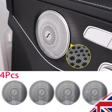 4PCS Car Door Audio Speaker Cover For Mercedes Benz E/C/GLC Class W213 W205 UK