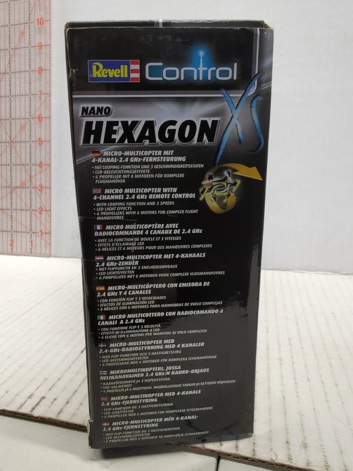 Revell Control - NANO Hexagon Flipping Multicopter Black - 4CH/RTF/GHz Open Box - Image 3 of 4
