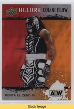 2022 Upper Deck Allure AEW Color Flow Red Orange Penta El Zero M #R-6 READ 17an