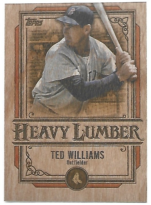 TED WILLIAMS Heavy Lumber insert 2025 Topps Update SSP Boston Red Sox #HL-50