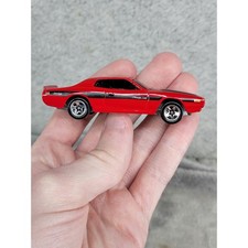 Hot Wheels 74 Dodge Charger Red Black Stripe Diecast Car 3
