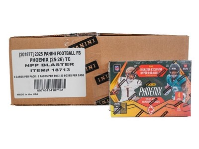 2025 PANINI PHOENIX FOOTBALL 6-PACK BLASTER 20-BOX CASE