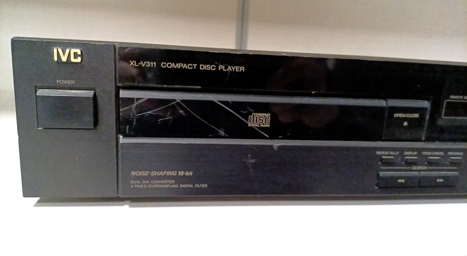 JVC XL-V311 LETTORE CD STEREO HIFI VINTAGE TESTATO FUNZIONANTE - Immagine 2 di 4