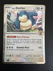 Hop's Snorlax 117/159 Sv09: Journey Together Holo