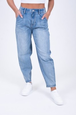 BLUE MONKEY JEANS BALLON FIT NEU B- WARE BLAUTÖNE CROPPED  W27  - W32