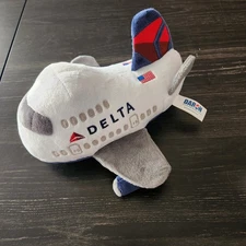 Delta Plush Airplane Stuffed Toy By Daron NWOT