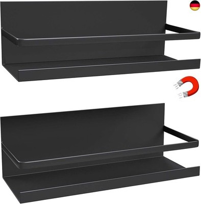 Dreamhigh  2 Stück Kühlschrank Regal Magnetisch, Maximale Belastung 5 KG, Ge
