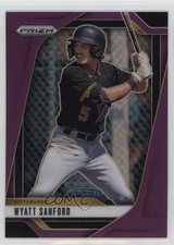 2025 Panini Prizm Purple Prizm 57/149 Wyatt Sanford #157 0xh3