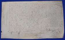 1605 FRENCH Ms. DOCUMENT ON VELLUM Re: Property Transfer Re: Pierrotte & Colleon