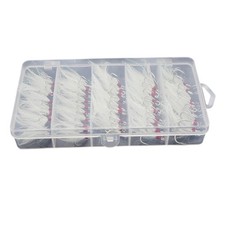 50pcs Feathered Treble Hook Size 10 8 6 4 2 Dressed Hook for Spinner Crankbait