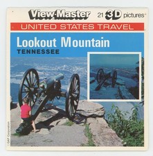 Lookout Mountain Chattanooga Tennessee GAF View-Master Packet  A-876 Exc. Cond.