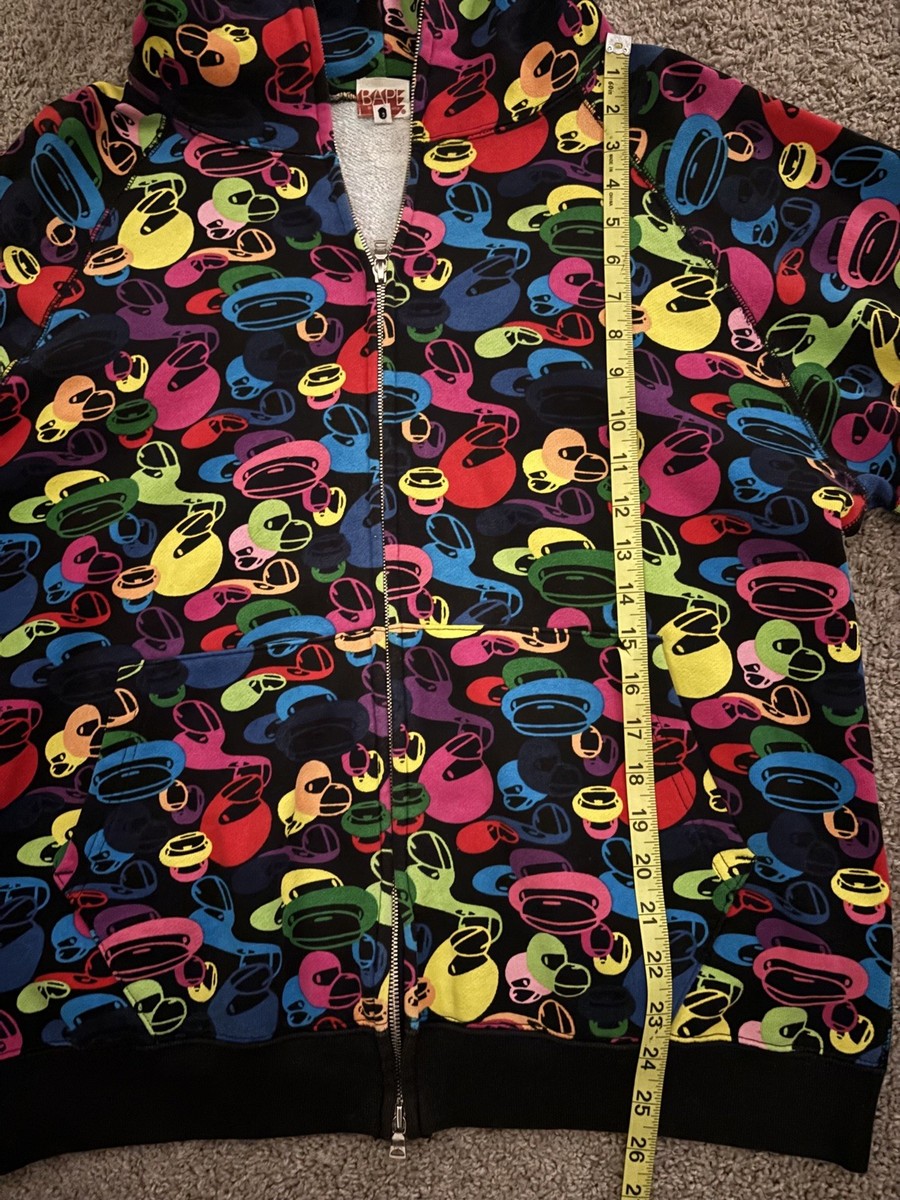 A Bathing Ape Baby Milo Full Zip Multi-Camo Hoodie - Size M | eBay