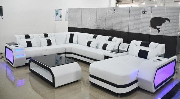 Ecksofa Polster Sitzgarnituren Eckcouch Sofa Couchen Wohnlandschaft Couch Neu-image