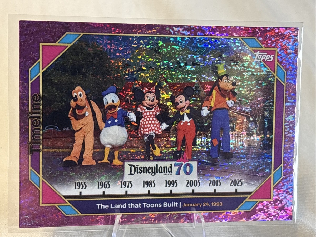 Topps Disneyland 70th ディズニーランド 70周年 トップス 2025 Topps Disneyland 70th Anniversary Hobby Box | Shop Disney