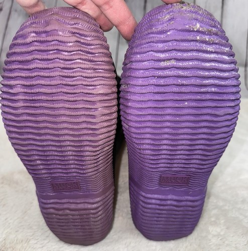 THE ORIGINAL MUCK BOOT COMPANY Hale Boots Black Purple Waterproof Women’s Size 9 - Picture 7 of 7