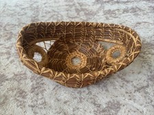 Unique Small Pine Needle Basket 5  x3  