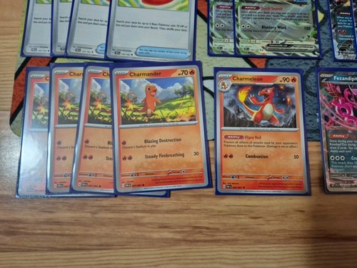 Pokemon Tcg Charizard EX Deck Upgraded Plus Deckbox And Sleeved. - Picture 11 of 15