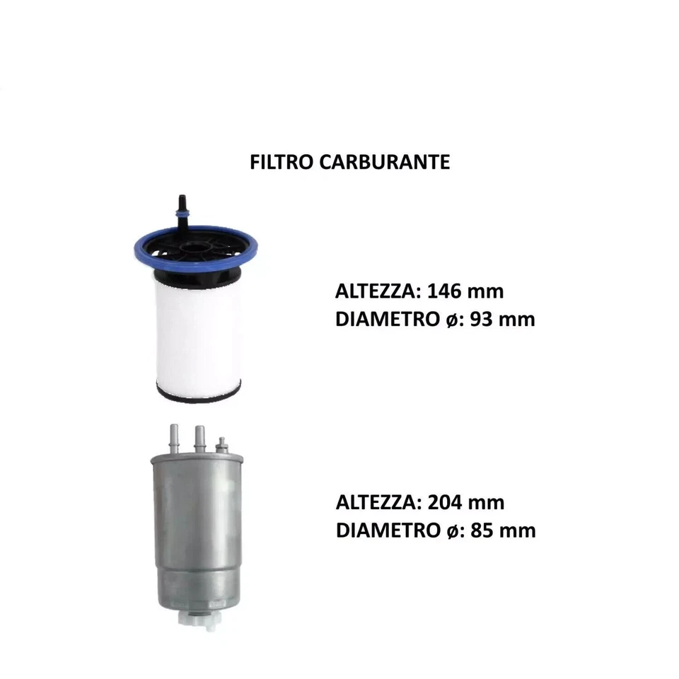 KIT TAGLIANDO ALFA GIULIETTA 1.6 JTDM 16V 105CV 77KW DAL 2010 + SELENIA WR 5W30 - Bild 3 von 4