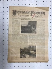Antique 1906 Michigan Farmer Live Stock Journal Farm Newspaper Ads Ephemera