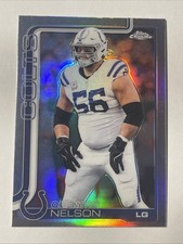 2025 Topps Chrome Football Quenton Nelson Refractor #144 Indianapolis Colts
