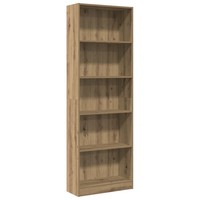 BüCherregal Artisian Oak Holzwerkstoff 60X24X176 Cm Standregal