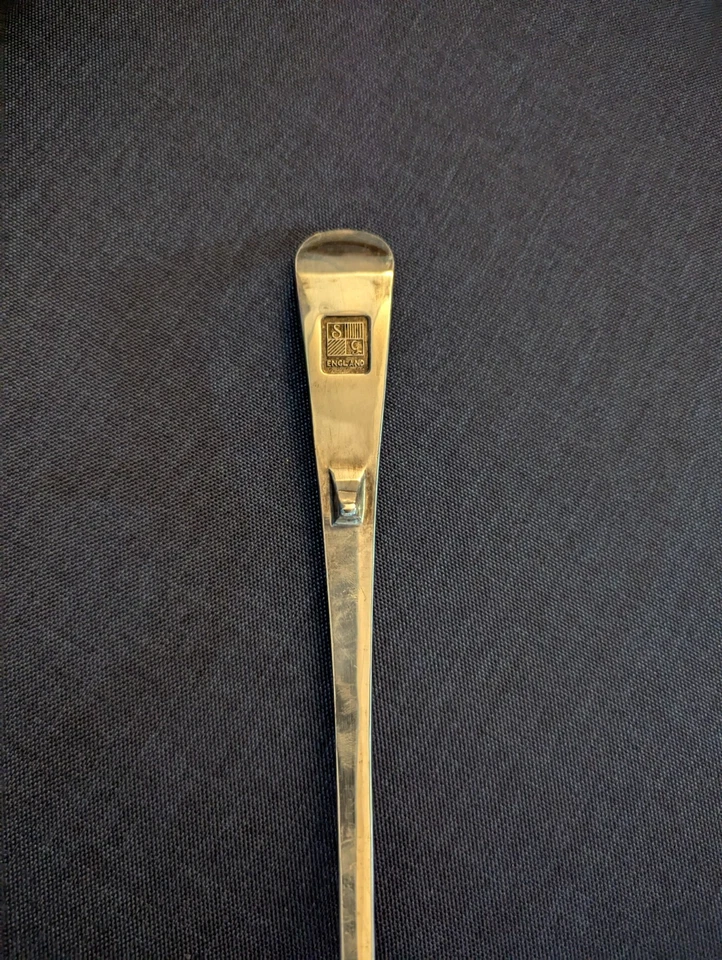 Kirks Georgian Cucharón de Servir Gremio de Plata Plato A-1 9425 Hecho en Inglaterra De Colección Foto 4 de 4