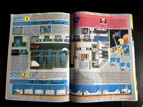 Nintendo Power July / August 1989 Mega Man II NES Cover w/ Robocop Poster Intact