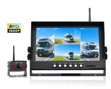 1080P Digital Wireless Truck RV 9" Monitor DVR  Backup Reversing Camera System