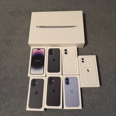 Lot Of 8 iPhone/Mac Boxes (see Pictures For What Is Included)