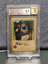 Michael Fulmer 2011 Bowman Chrome Draft #BCAP-MF Auto Superfractor 1/1 BGS 8.5