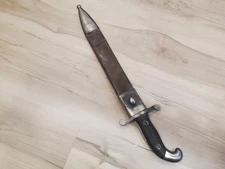 Vintage Spanish Spain WW1 Model 1907 Artillery Bolo Short Sword Knife & Scabbard