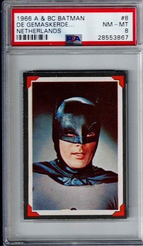 1966 A&BC Batman Riddler Back #8 — PSA 8