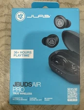 NEW! Brand New JLab JBuds Air Pro True Wireless Earbuds, Black(EBJBAIRPRORBLK82)