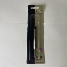 Parker Quink Ballpoint Pen Refill Medium 1.0 Black ISO 12757-2 1759780 - Sealed