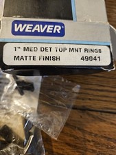 WEAVER 1" MED HEIGHT MATTE FINISH (49041) RINGS